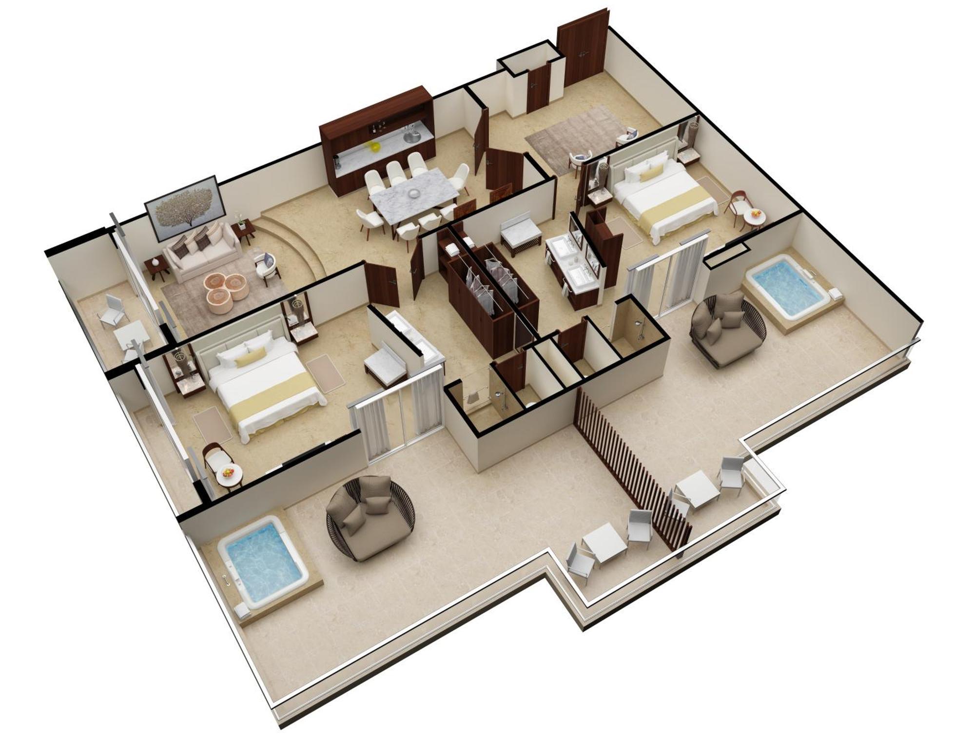 Sun Palace (Adults Only) Cancun Phòng bức ảnh